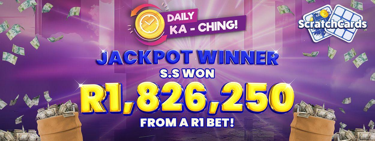 We've Got A Daily Ka-Ching Jackpot Winner! 