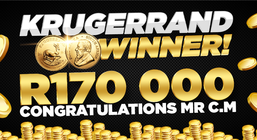 ‘I’m going to pay off some debts’, exclaims Krugerrand winner