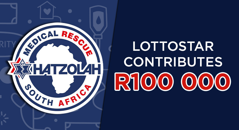 LottoStar contributes R100 000 to Hatzolah Medical Rescue