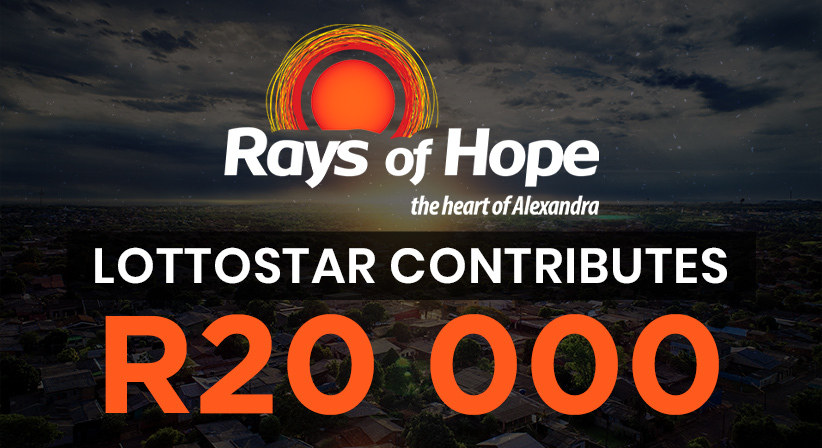 LottoStar contributes R20 000 to Rays of Hope