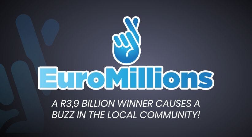 A £195m EuroMillions winner causes a buzz in the local community!