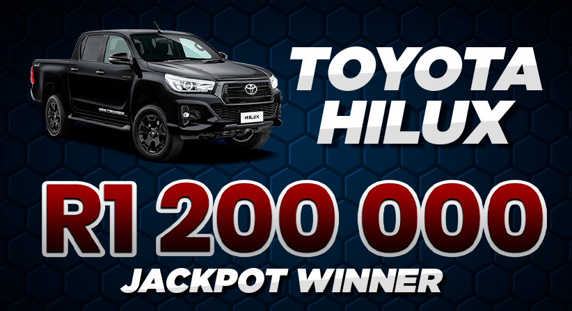 Hilux player wins R1,2 Million!