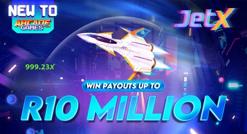 Interface de jeu Jetx montrant des fonctionnalités bonus et démo