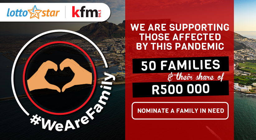 LottoStar & Kfm launch #WeAreFamily to support 50 families