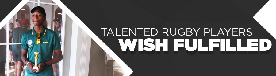 Talented rugby players wish fulfilled